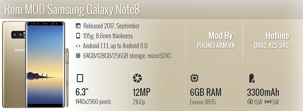 Rom Mod Note 8 (SM-N950) rom mod note 8 sm n950 - Home