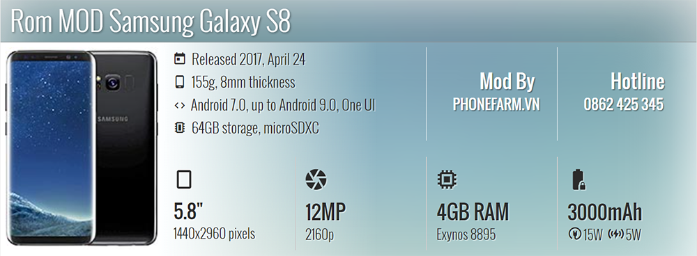 Rom Mod S8 (SM-G950)