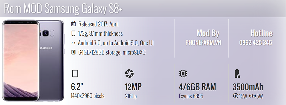 Rom Mod S8+ (SM-G955)