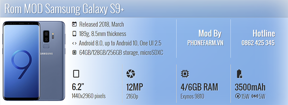 Rom Mod S9+ (SM-G965)