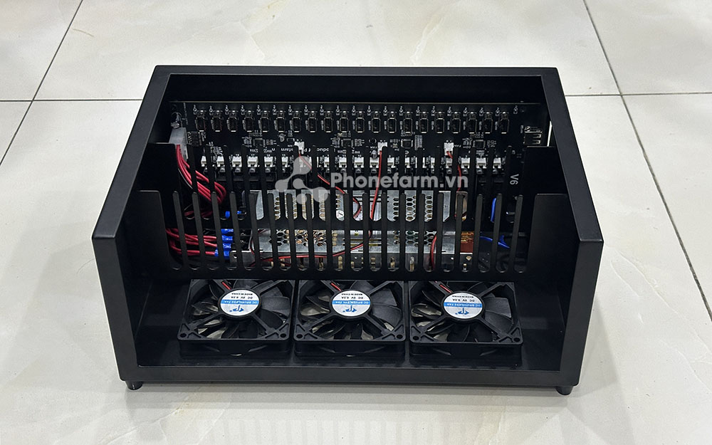 Box Phone Farm mạch đen không phone